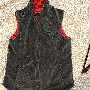 REI Red Quilted Vest
